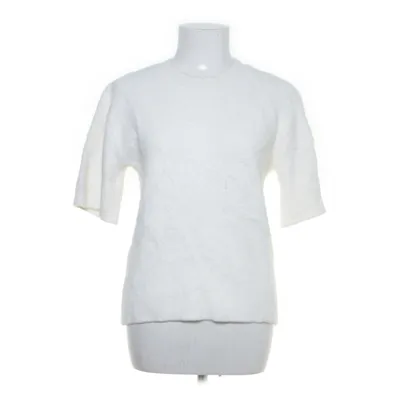 Top (Fluffy Knitted Short Sleeve Sweater) from Bubbleroom Polyester, Polyamide, Viscose