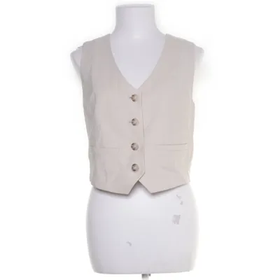 Jakkesætsvest (Beige) fra Zero Polyester, Viscose