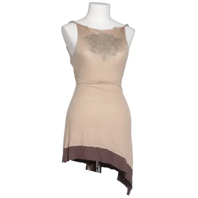 Omlottklänning (Beige, Brun) Lyocell