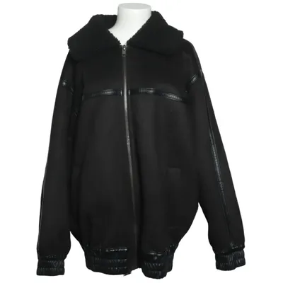 Shearlingjakke (Sort) fra Rotate Polyester