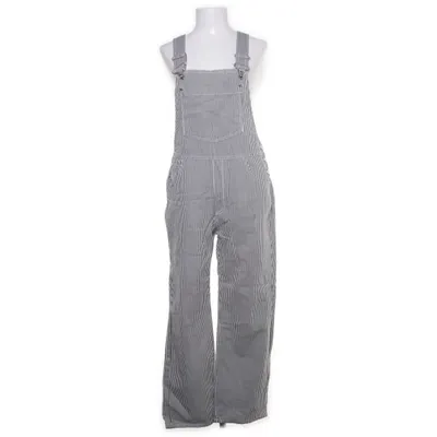 Tuinbroek (Grijs, Wit) van Mango Denim Katoen