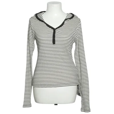 Capuchon sweater (Zwart, Wit) van The Room Katoen, Elastaan