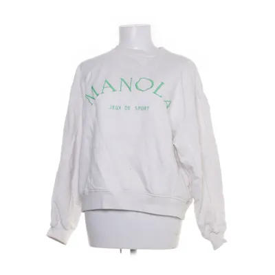 Collegetröja (Vit) från Manola Ekologisk bomull