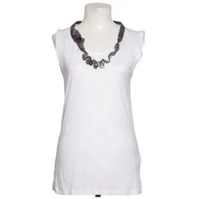 Tanktop (Wit) van Zara T-shirt Collection Katoen, Lyocell