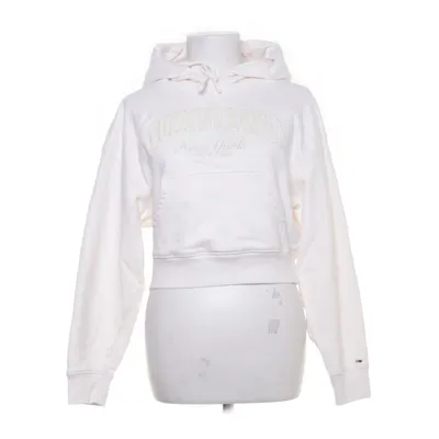 Huvtröja (Boxy Cropped GMO Varsity Hoodie) från Tommy Hilfiger Jeans Bomull, Elastan