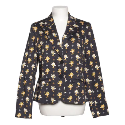 Blazer (Sort, Gul, Hvid) fra Margot Bomuld, Elastan, Polyester