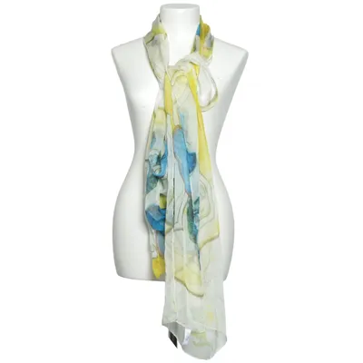 Shawl (White, Multicolored) from Christian Dior Silk