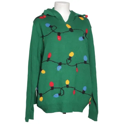 Huvtröja (Grön, Flerfärgad) Akryl