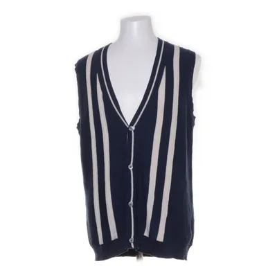 Väst (Harry Sleeveless Stripe Cardigan) från Wood Wood Bomull, Merinoull