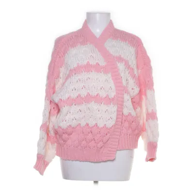 Kofta (Petite Stripe Bubble Knit Chunky Cardigan) från Boohoo Polyester