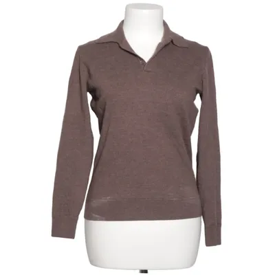 Pull-over (Marron) de Asket Laine de mouton, Polyester