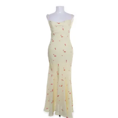 Maxi jurk (Geel) van Adoore Elastaan, Polyester