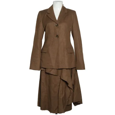 Tailleur jupe (Marron) de Lovechild 1979 Acrylique, Élasthane, Lin, Polyester, Soie, Viscose, Laine