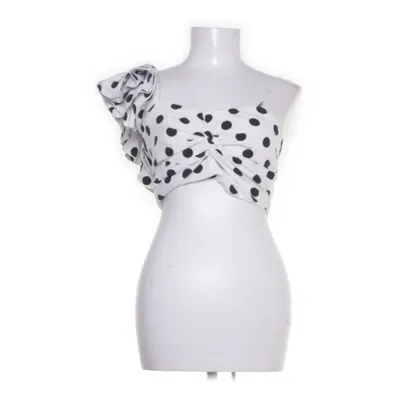 Crop top (Vit) från H&M Trend Viskos, Bomull, Linne