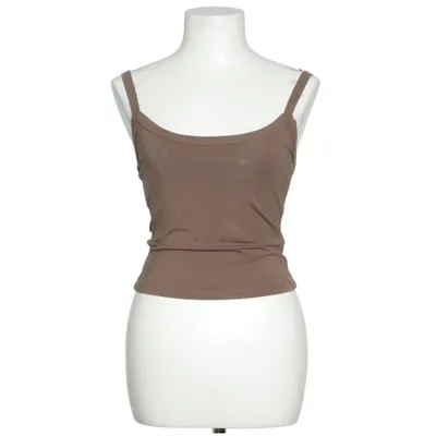 Tank Top (Brown) from White Fox Elastane, Modal