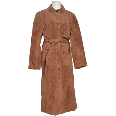 Läderkappa (Suede Trenchcoat) från NA-KD Polyester, Mocka, Viskos