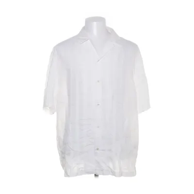 Kortærmet skjorte (Hvid) fra H&M Viscose, Polyamid