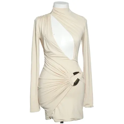 Jurk (Beige) van PrettyLittleThing Elastaan, Polyester