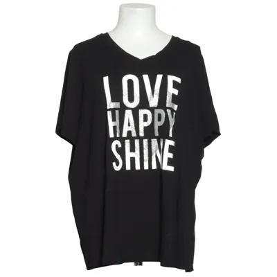 T-shirt (Sort) fra Zhenzi Elastan, Viscose