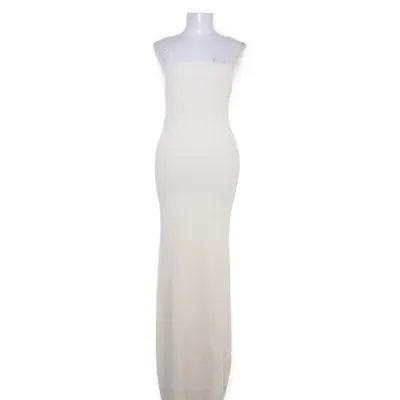 Långklänning (Vit) från Aeron Polyester, Viskos