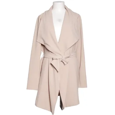 Frakke (Beige) fra ONLY Elastan, Polyester
