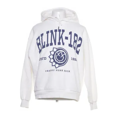 Hoodie (White) from Bershka Cotton, Elastane