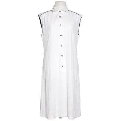 Blousejurk (Wit, Blauw) van Olino Katoen, Polyester