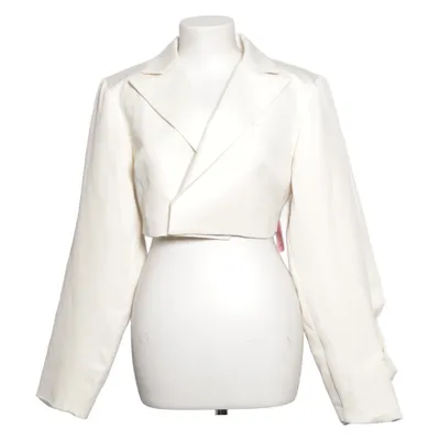 Blazer (White) from PrettyLittleThing Elastane, Polyester