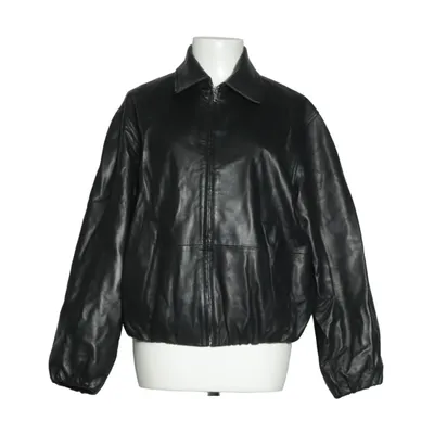 Leather jacket (Black) from Marella Leather, Polyester