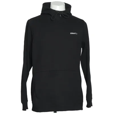Capuchon sweater (Zwart) van Craft Organisch katoen, Polyester
