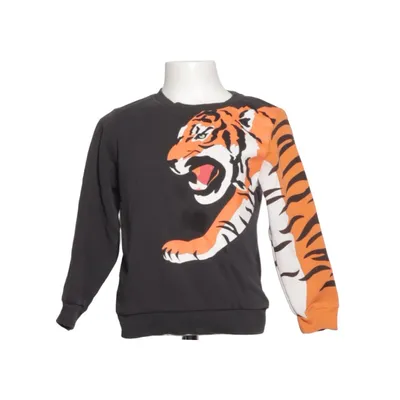 Collegetröja (Svart, Orange, Vit) från H&M Bomull, Polyester