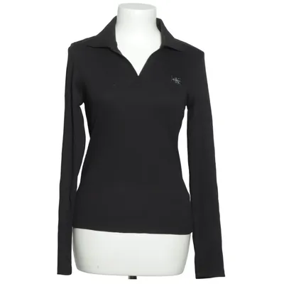 Top (Schwarz) von Calvin Klein Jeans Baumwolle, Elasthan