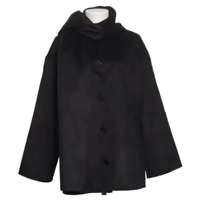 Frakke (Sort) fra H&M Polyester, Uld
