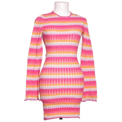 Klänning (Rosa, Flerfärgad) från Bershka Bomull, Polyamid