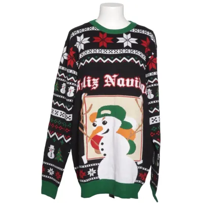 Jultröja (Svart, Flerfärgad) Akryl