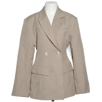 Kavaj (Beige) från Gina Tricot Elastan, Återvunnen polyester