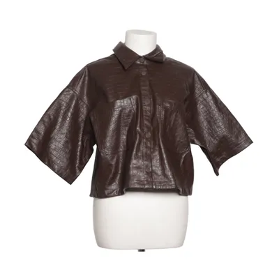 Kortärmad skjorta (Brun) från KappAhl Polyester, Polyuretan
