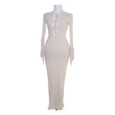 Maxikjole (Beige) fra Meshki Polyamid, Viscose