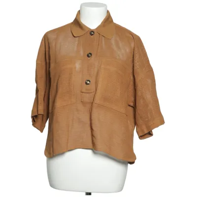 Short sleeve shirt (Brown) from Sessún Cotton, Linen, Viscose