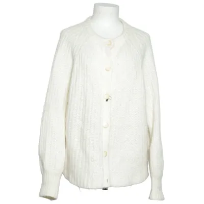 Kofta (Vit) från Sézane Alpackaull, Polyamid