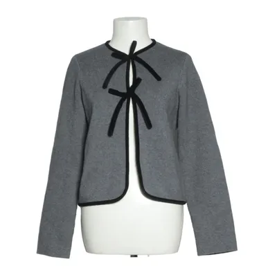 Cardigan (Gray, Black) from La Maille Sézane Elastane, Merino wool, Organic cotton, Polyamide