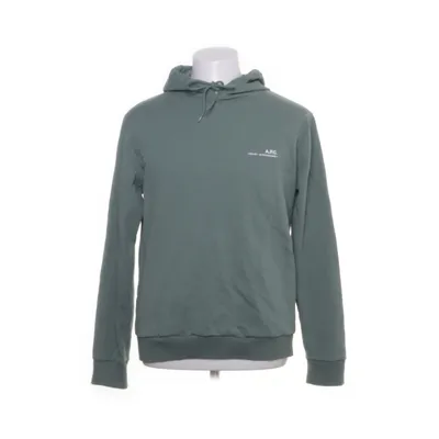 Huvtröja (Grön) från A.P.C. Bomull, Elastan