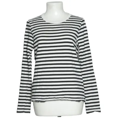 Long sleeve T-shirt (Black, White) from Weekday Cotton