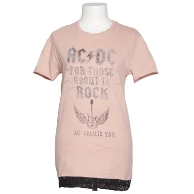 T-shirt (Beige, Noir) de ACDC Coton, Polyamide