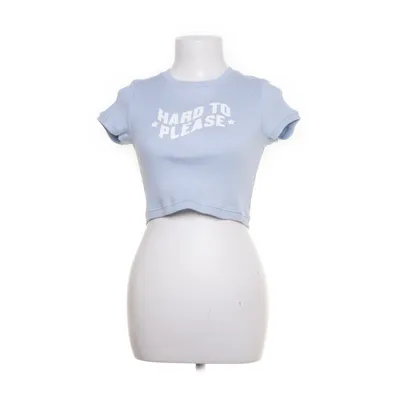 Crop top (Blue) from Cannari Concept Cashmere, Cotton