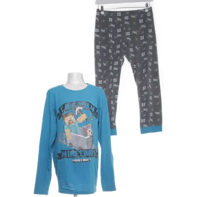 Pyjamas (Blå, Grå) från Mojang Bomull