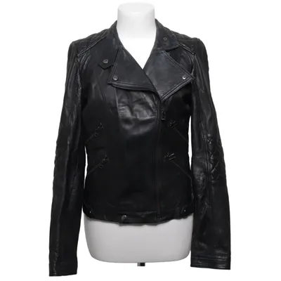Veste de motard (Noir) de Bata Cuir