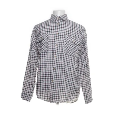 Flanellskjorta (Vit, Flerfärgad) från Stanley Bomull