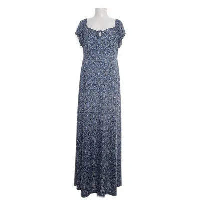 Maxi jurk (Blauw, Meerkleurig) van Happy Holly Elastaan, Polyester