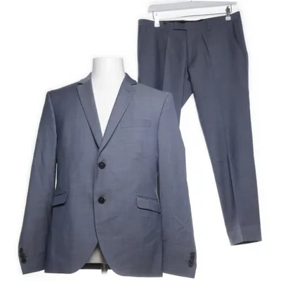 Kostym (Blå) från Cinque Viskos, Polyester, Ull, Elastan
